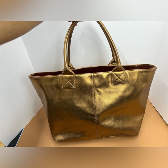 GAP tote bag metallic gold - Picture 2 of 8